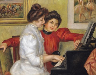 Yvonne und Christine Lerolle am Klavier, 1897 von Pierre Auguste Renoir